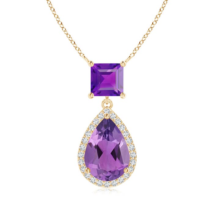 AA - Amethyst / 2.43 CT / 14 KT Yellow Gold