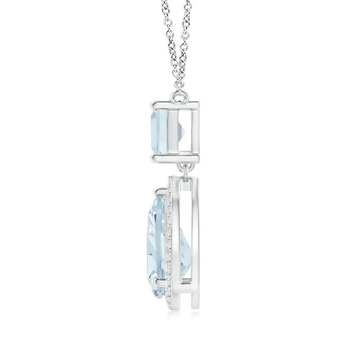 A - Aquamarine / 2.28 CT / 14 KT White Gold