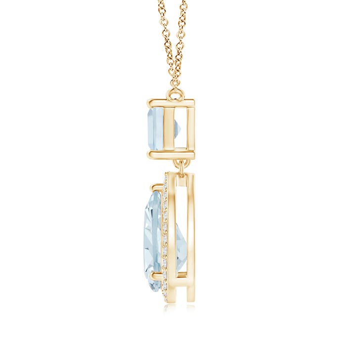 A - Aquamarine / 2.28 CT / 14 KT Yellow Gold