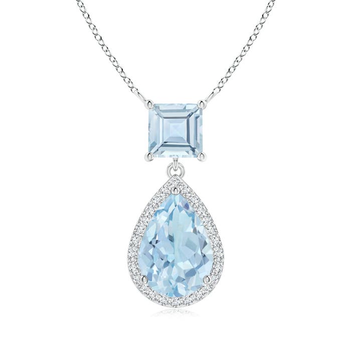 AA - Aquamarine / 2.28 CT / 14 KT White Gold