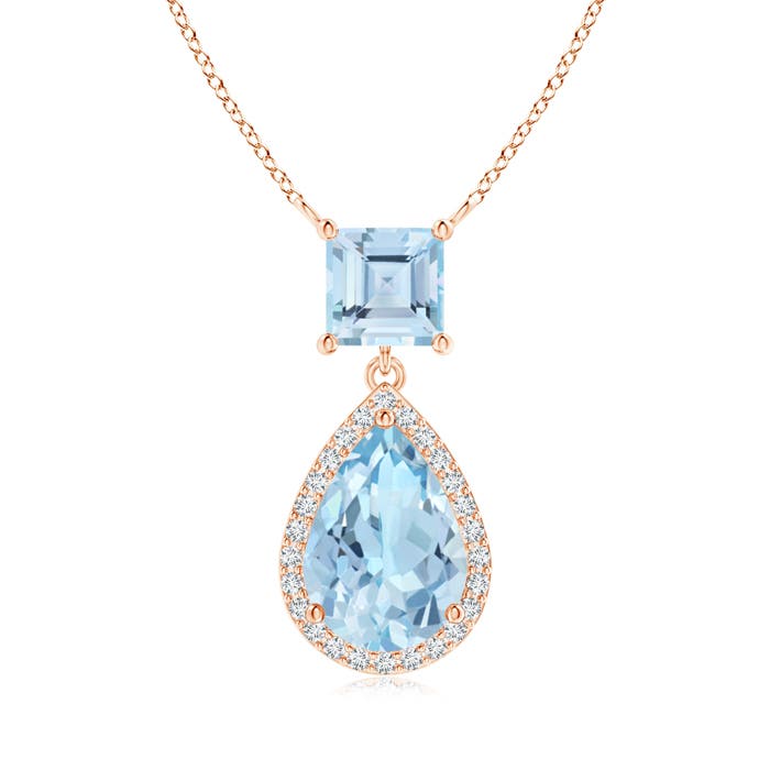 AAA - Aquamarine / 2.28 CT / 14 KT Rose Gold