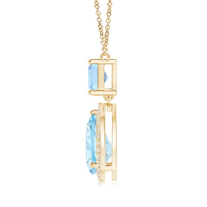 AAA - Aquamarine / 2.28 CT / 14 KT Yellow Gold