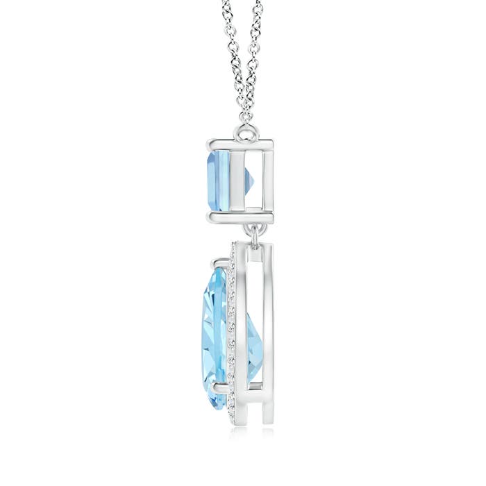 AAAA - Aquamarine / 2.28 CT / 14 KT White Gold