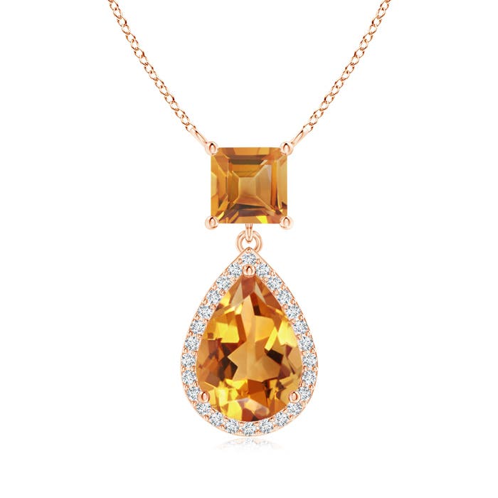 AA - Citrine / 2.63 CT / 14 KT Rose Gold