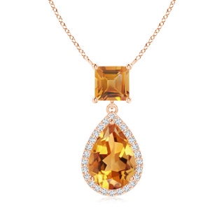 Pear AA Citrine