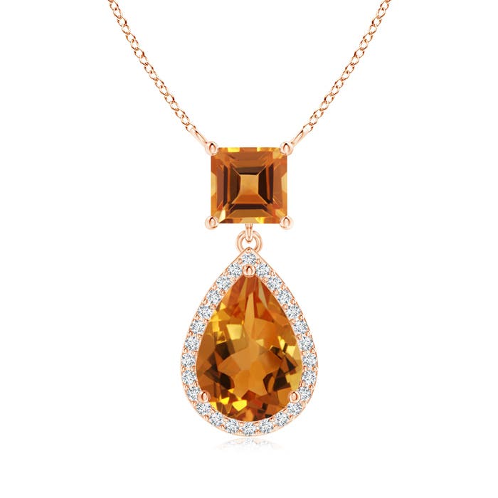 AAA - Citrine / 2.63 CT / 14 KT Rose Gold