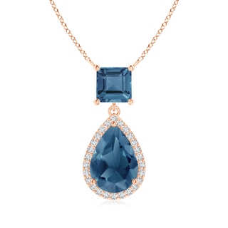 Pear A London Blue Topaz