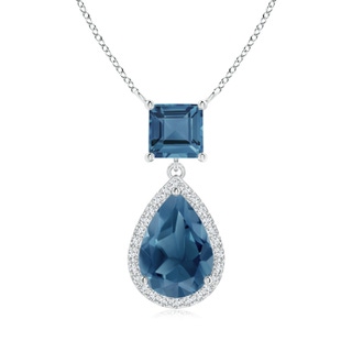 Pear A London Blue Topaz