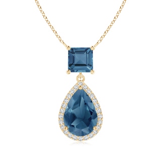 Pear A London Blue Topaz
