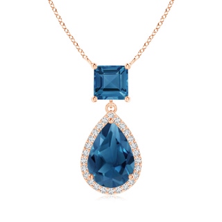 Pear AA London Blue Topaz