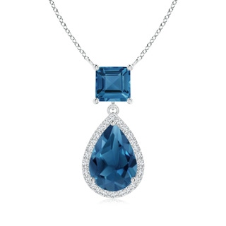 Pear AA London Blue Topaz
