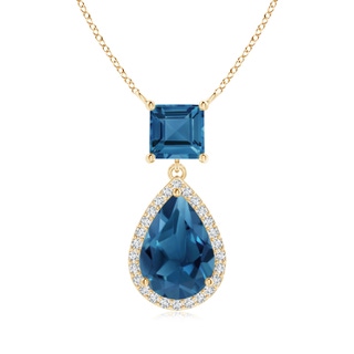 Pear AA London Blue Topaz