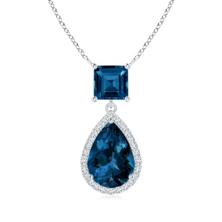 Pear AAAA London Blue Topaz