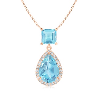 Pear A Swiss Blue Topaz