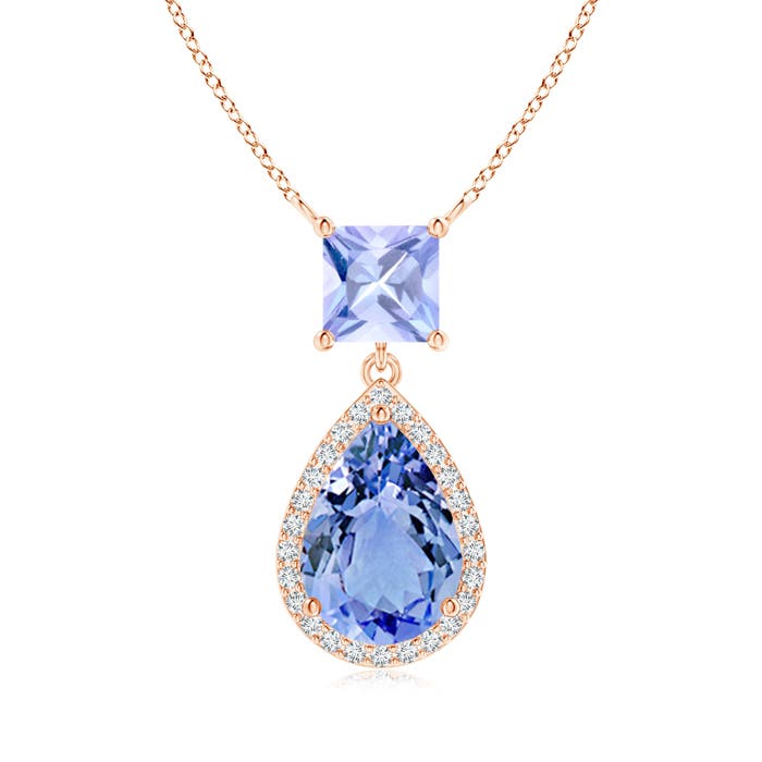 A - Tanzanite / 2.83 CT / 14 KT Rose Gold