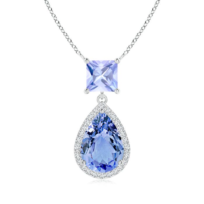 A - Tanzanite / 2.83 CT / 14 KT White Gold