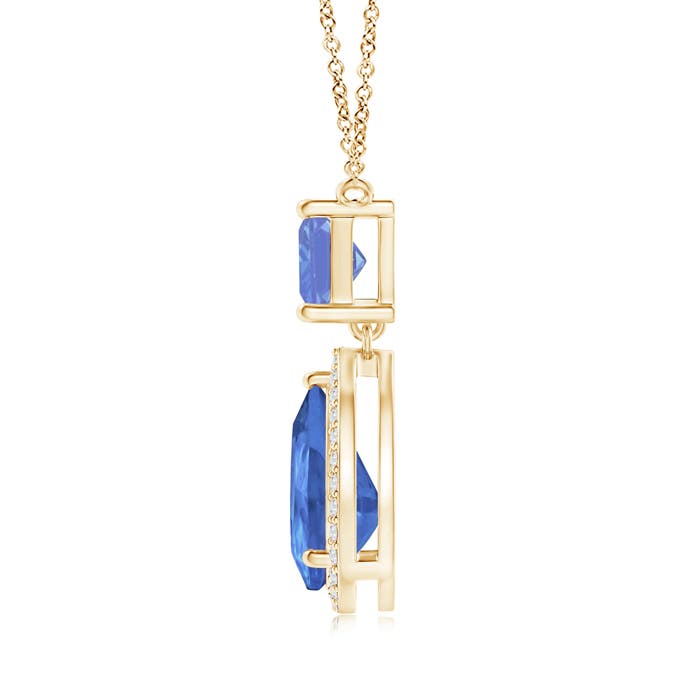 AA - Tanzanite / 2.83 CT / 14 KT Yellow Gold