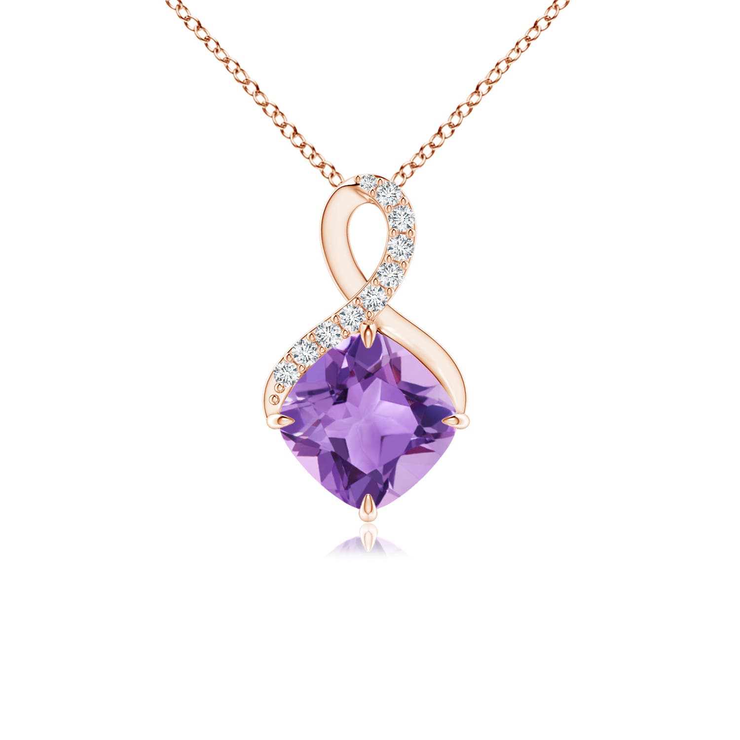 A - Amethyst / 0.84 CT / 14 KT Rose Gold