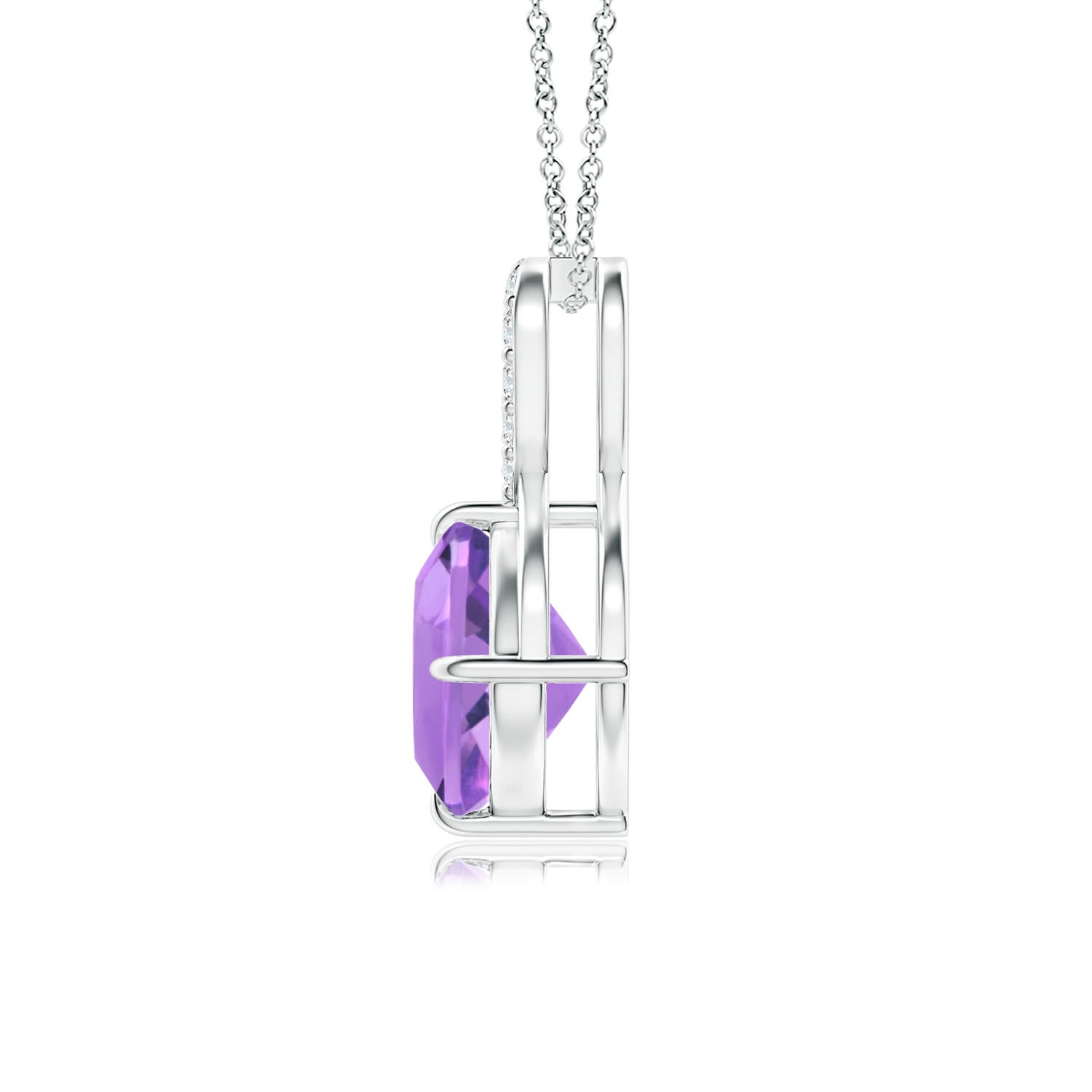 A - Amethyst / 1.41 CT / 14 KT White Gold