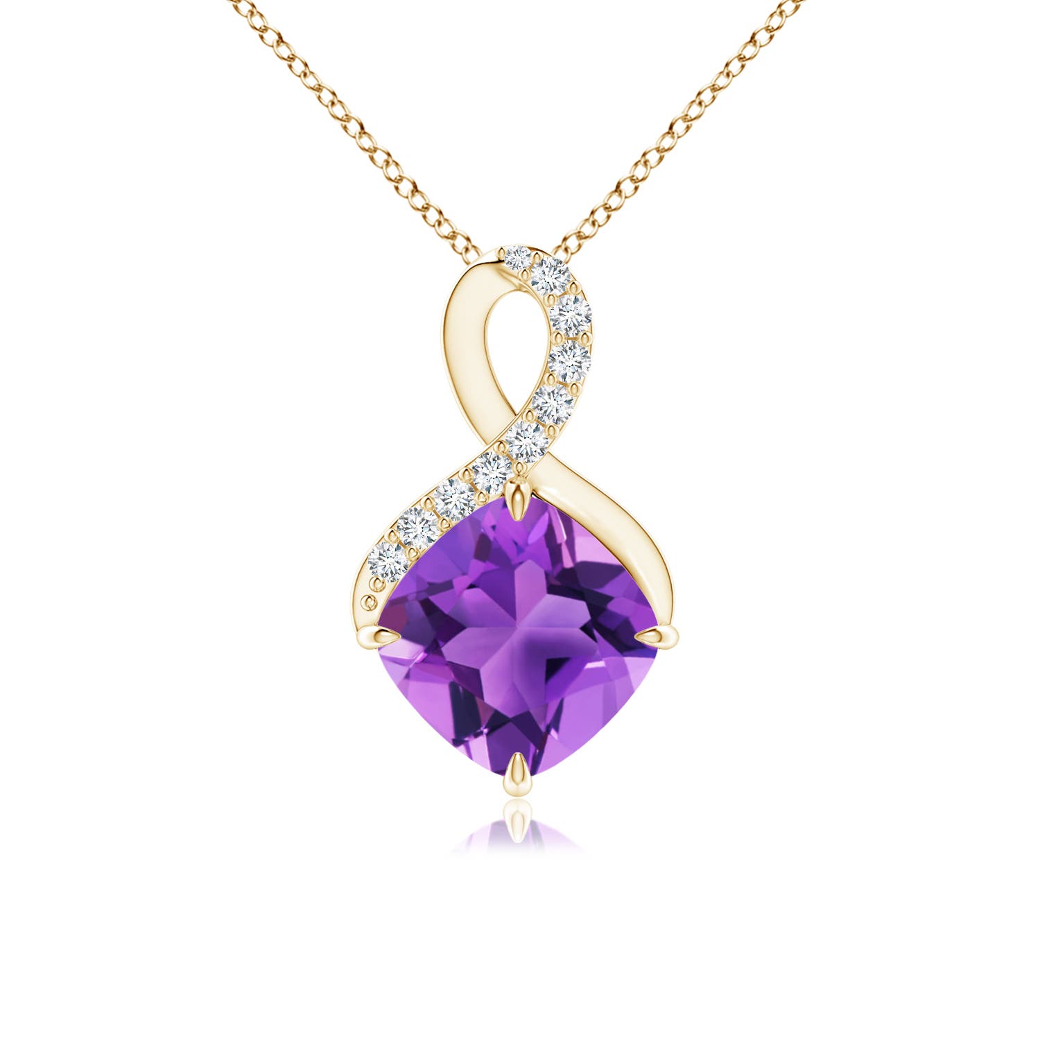 AAA - Amethyst / 1.41 CT / 14 KT Yellow Gold