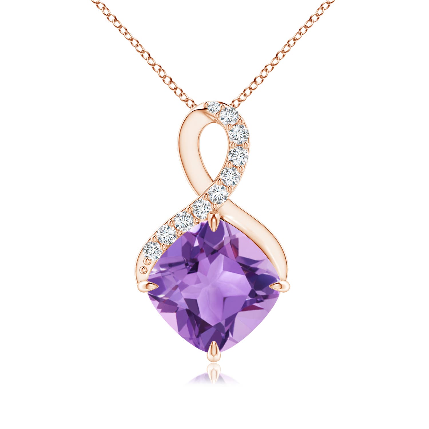 A - Amethyst / 2.29 CT / 14 KT Rose Gold