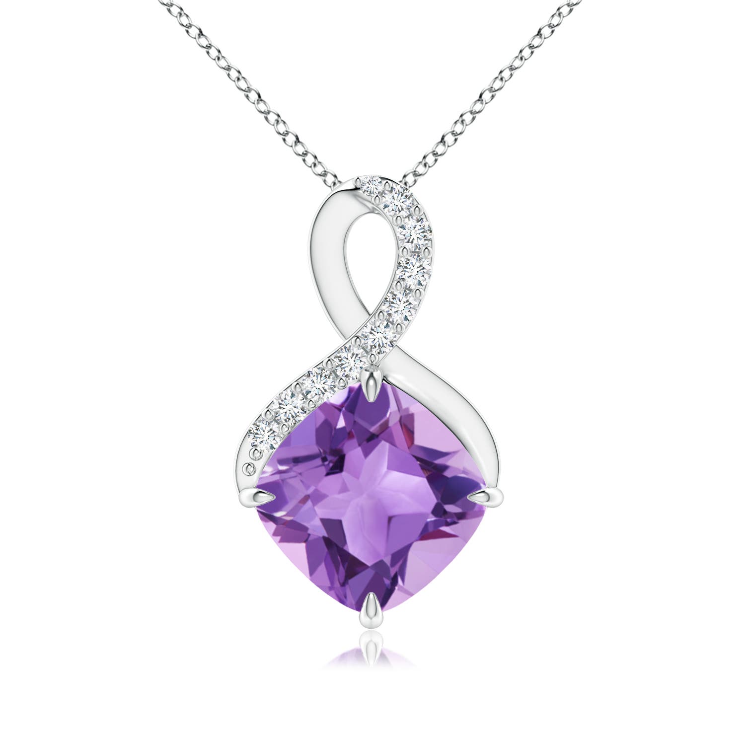 A - Amethyst / 2.29 CT / 14 KT White Gold