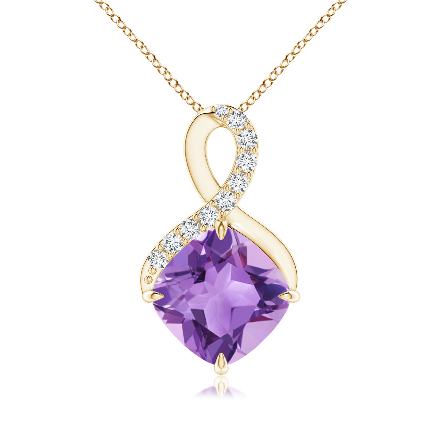 A - Amethyst / 2.29 CT / 14 KT Yellow Gold