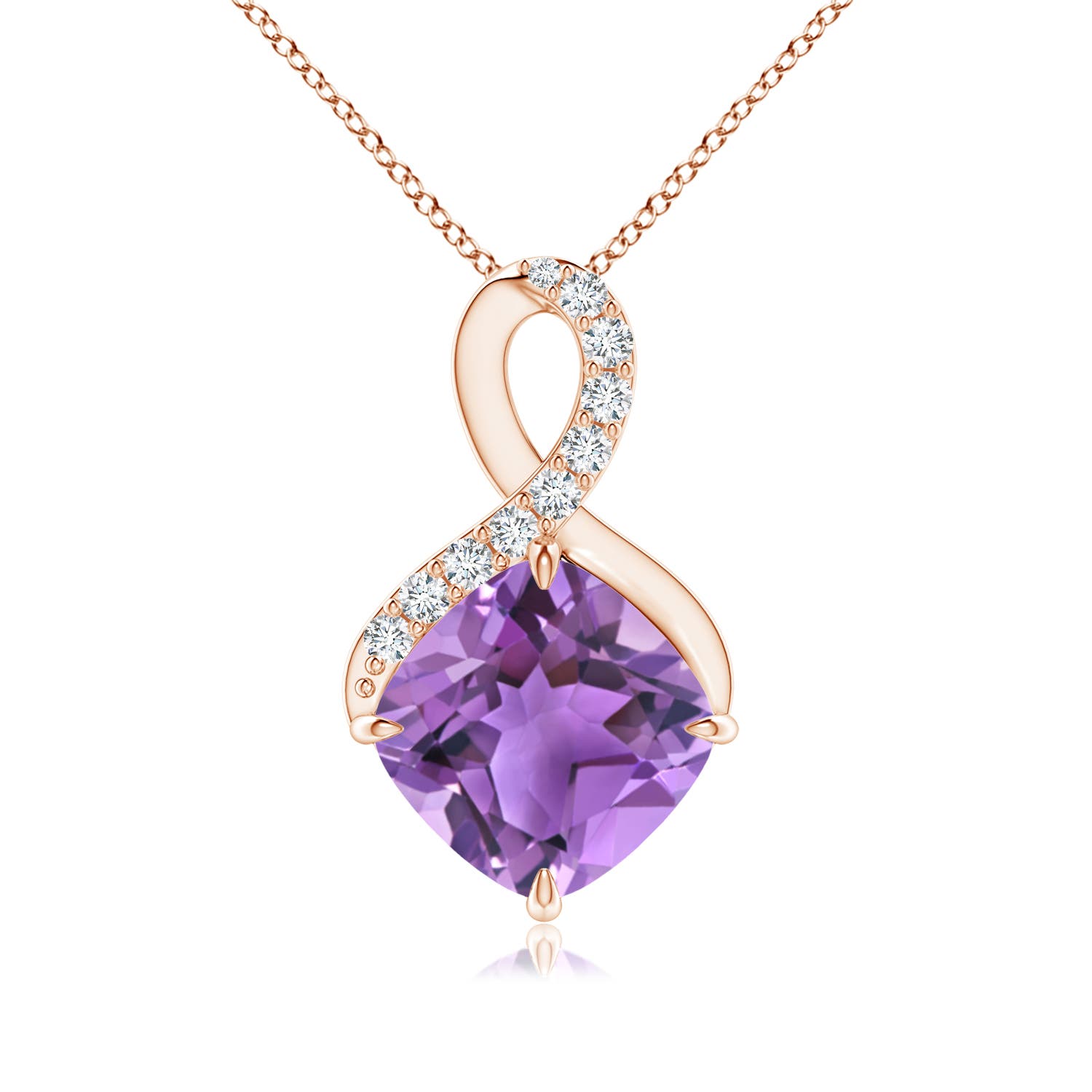 AA - Amethyst / 2.29 CT / 14 KT Rose Gold