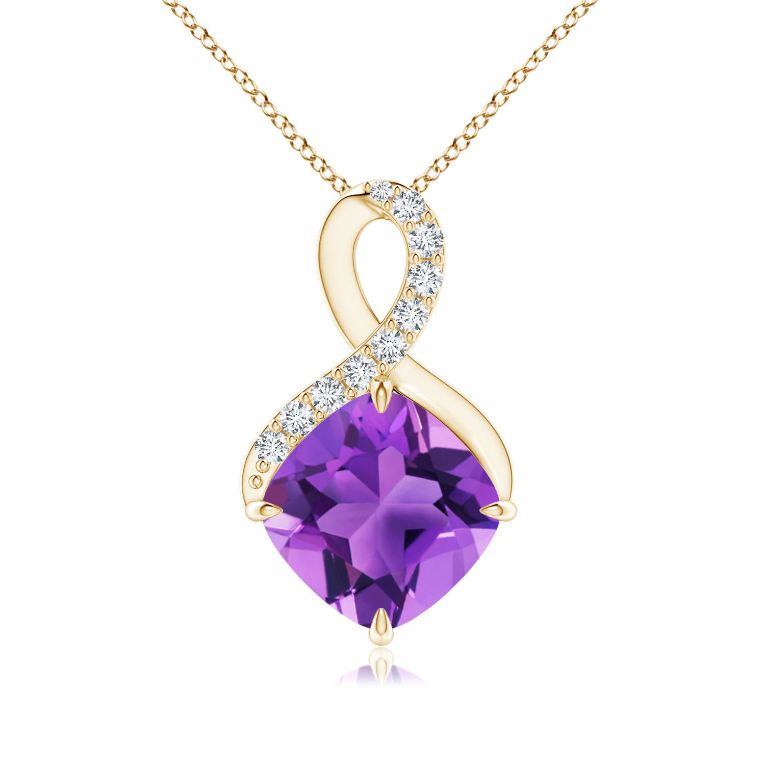 AAA - Amethyst / 2.29 CT / 14 KT Yellow Gold