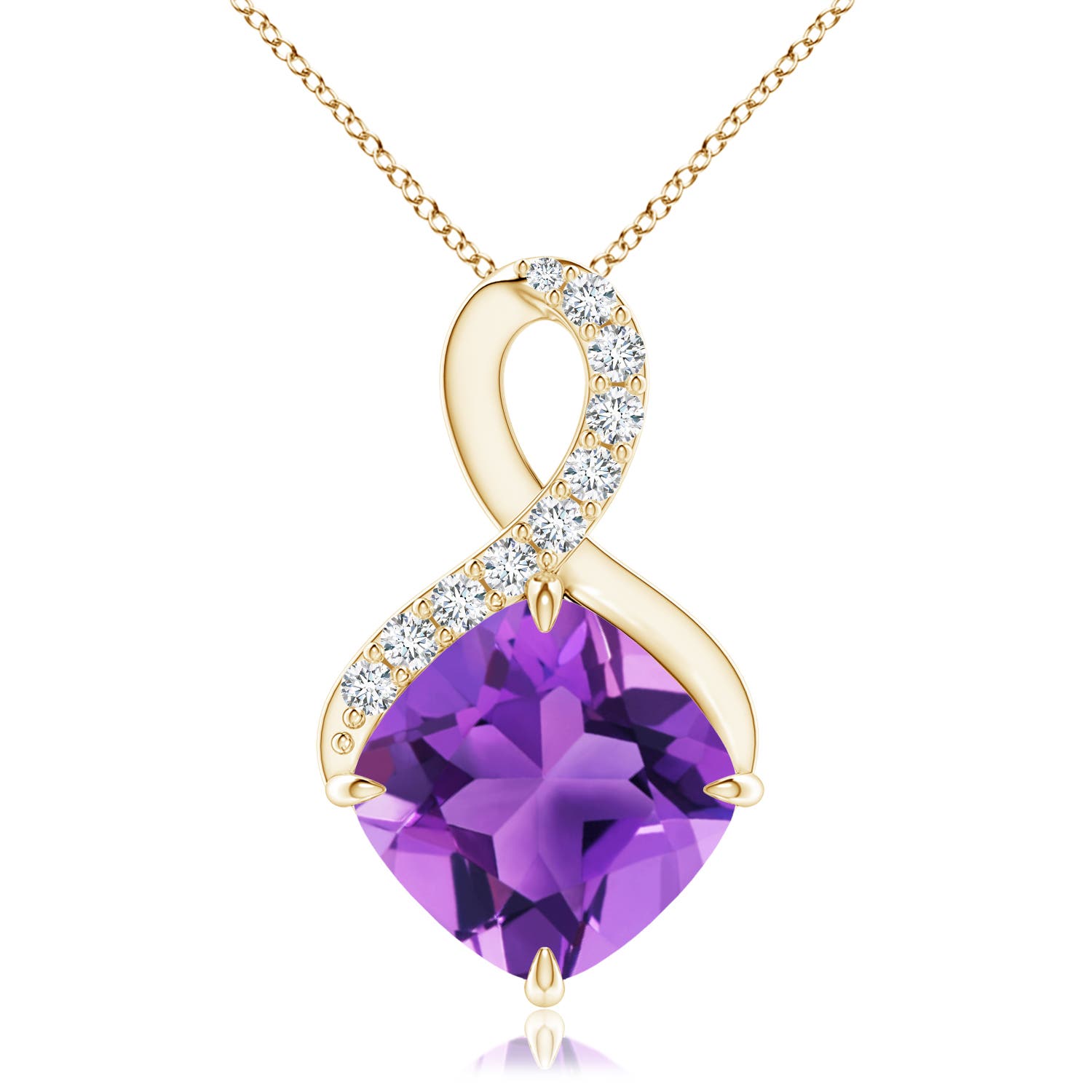 AAA - Amethyst / 3.21 CT / 14 KT Yellow Gold