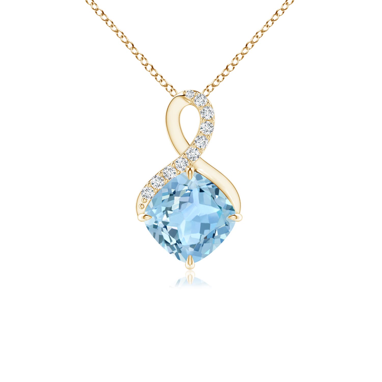 AAA - Aquamarine / 0.92 CT / 14 KT Yellow Gold