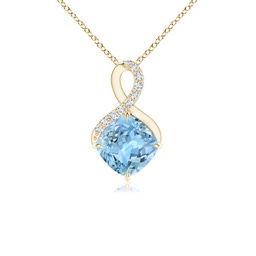 Fashion Yellow Gold Aquamarine Jewelry