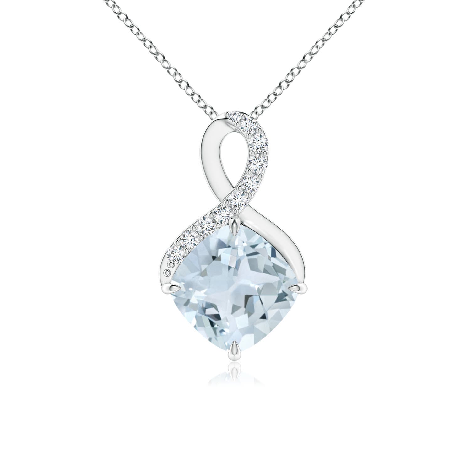 A - Aquamarine / 1.46 CT / 14 KT White Gold