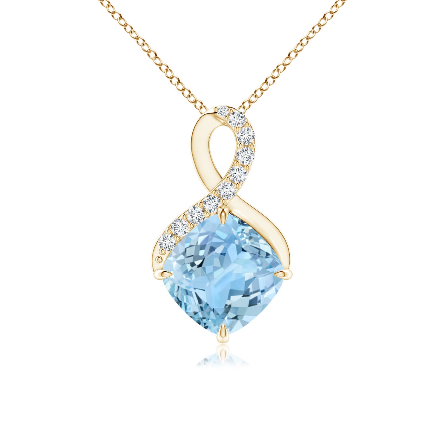 AAAA - Aquamarine / 1.46 CT / 14 KT Yellow Gold