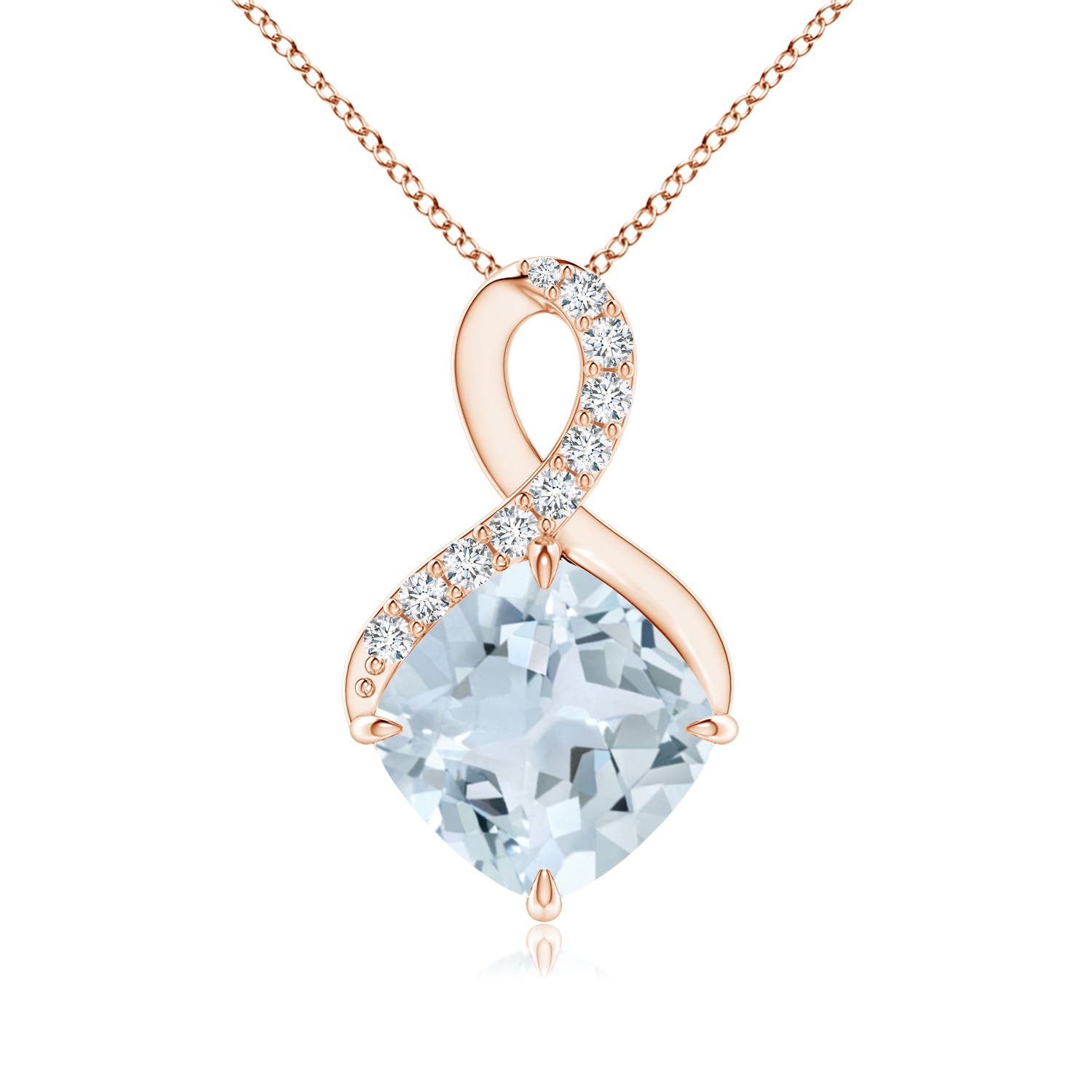 A - Aquamarine / 2.04 CT / 14 KT Rose Gold