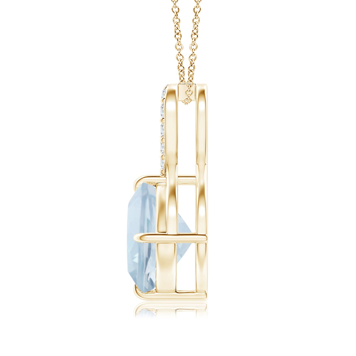 A - Aquamarine / 2.04 CT / 14 KT Yellow Gold