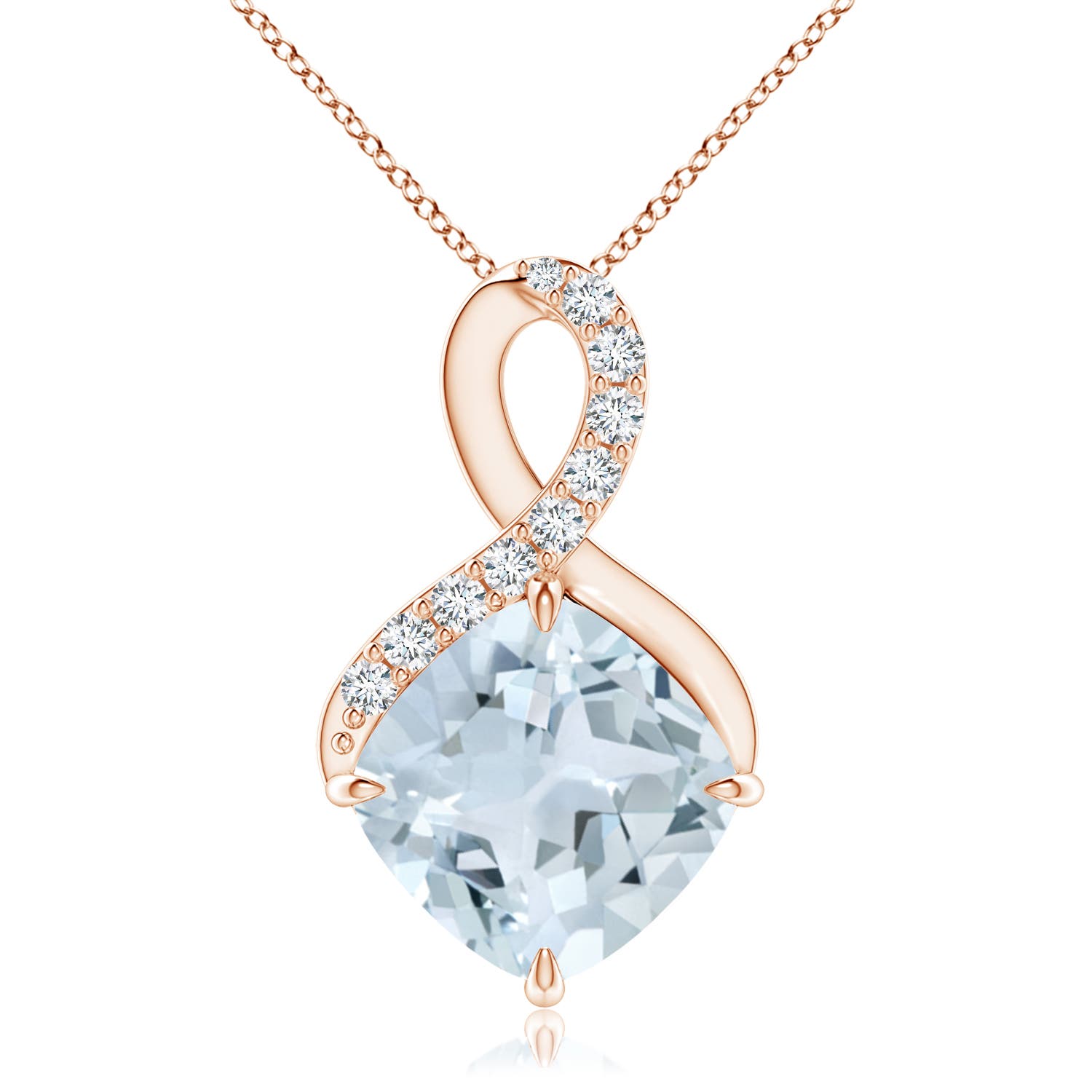 A - Aquamarine / 2.81 CT / 14 KT Rose Gold