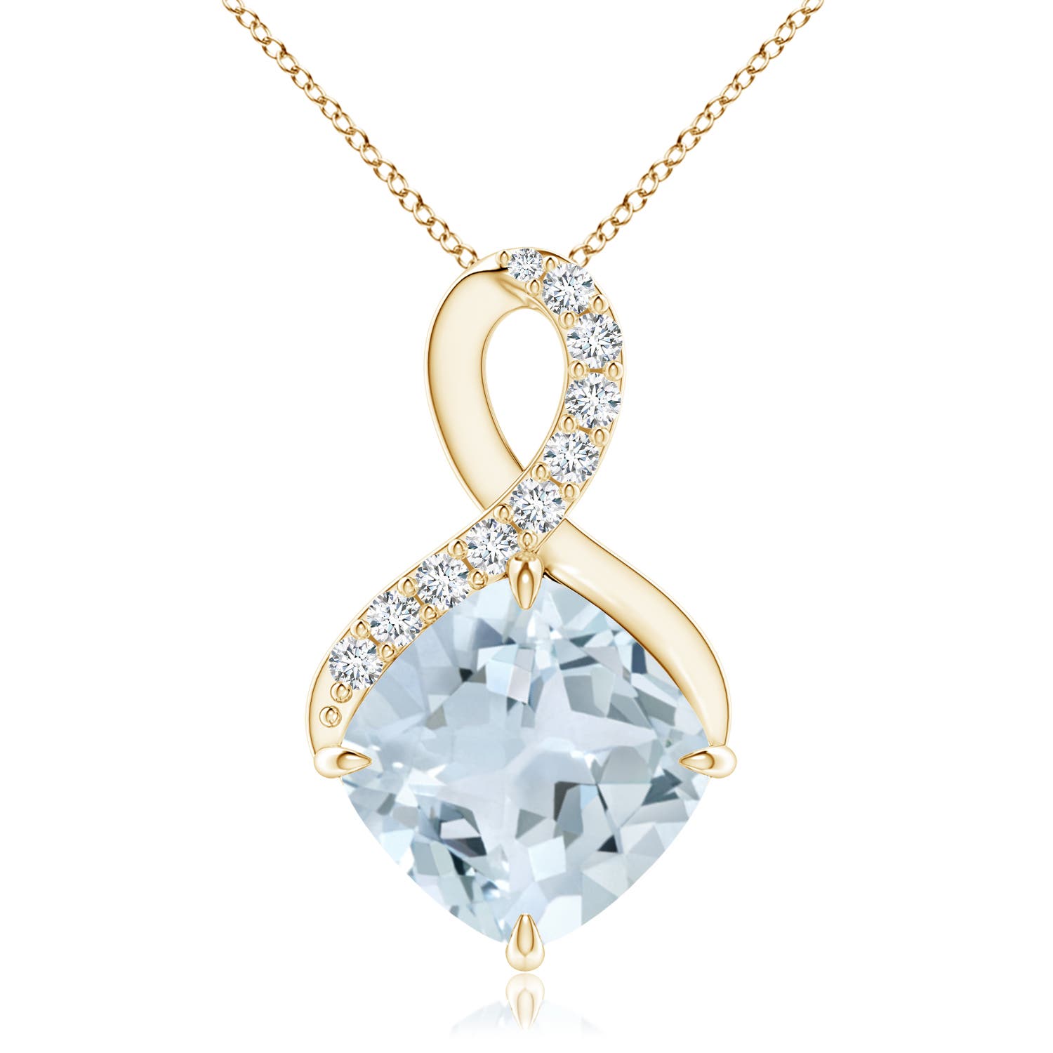 A - Aquamarine / 2.81 CT / 14 KT Yellow Gold