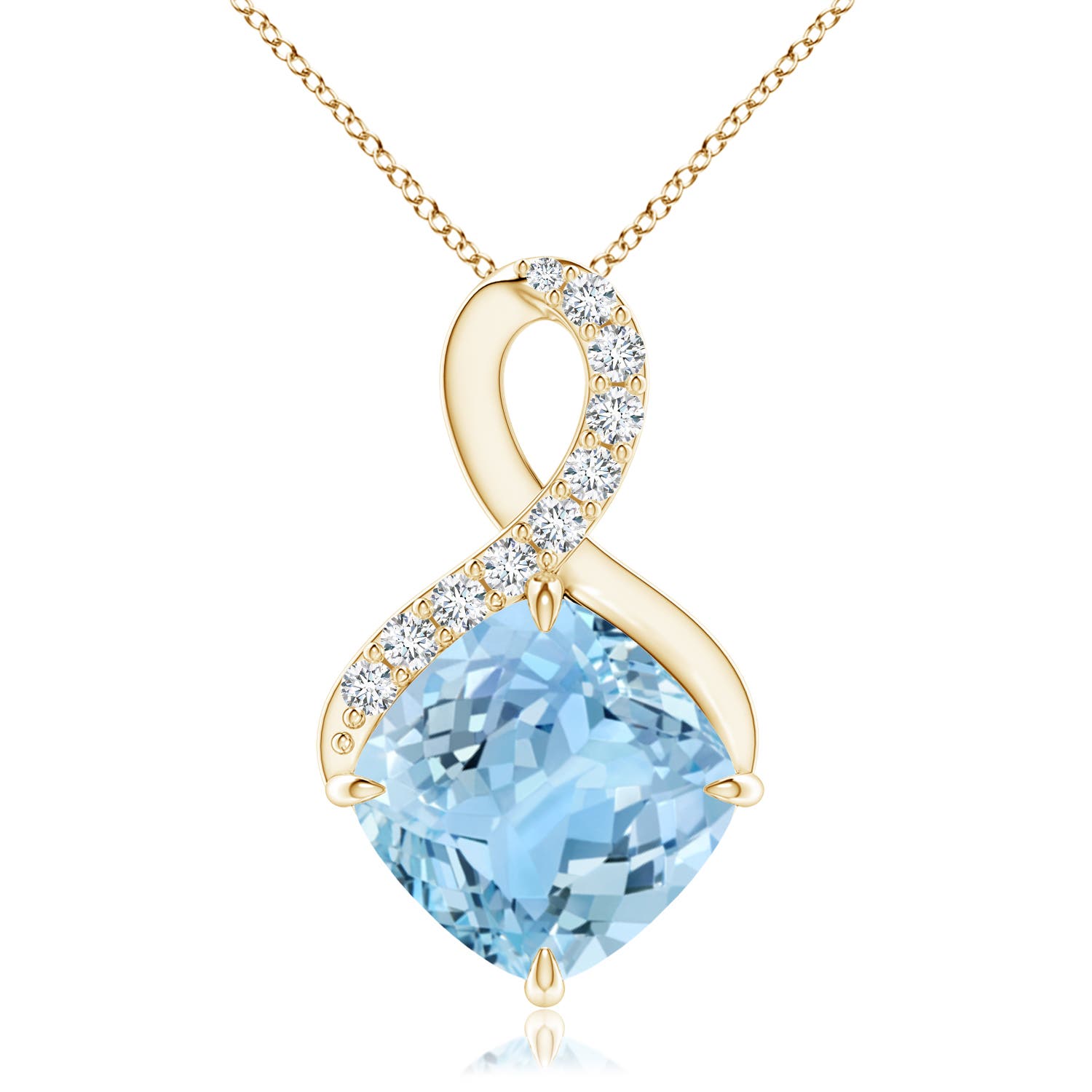 AAAA - Aquamarine / 2.81 CT / 14 KT Yellow Gold