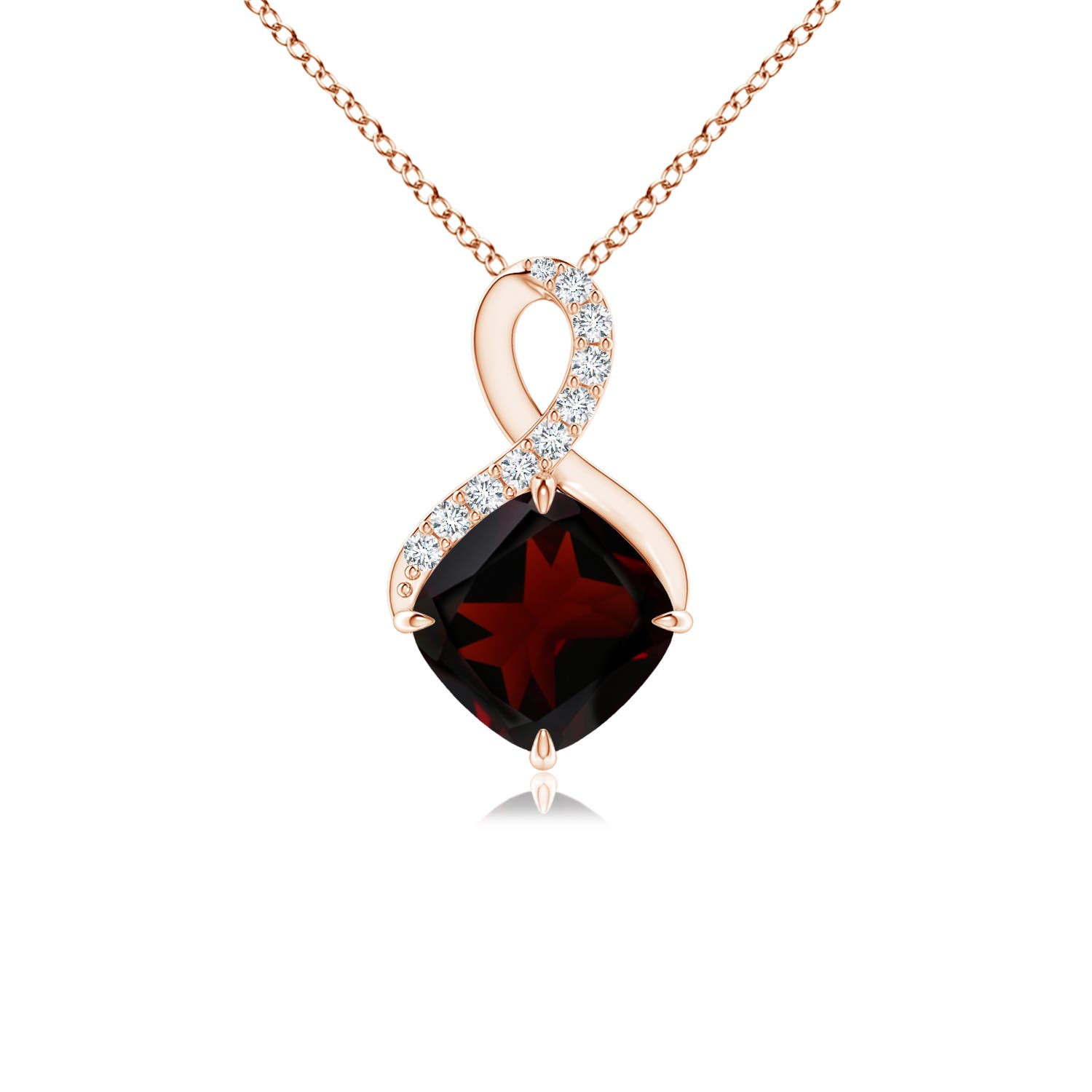 A - Garnet / 1.29 CT / 14 KT Rose Gold