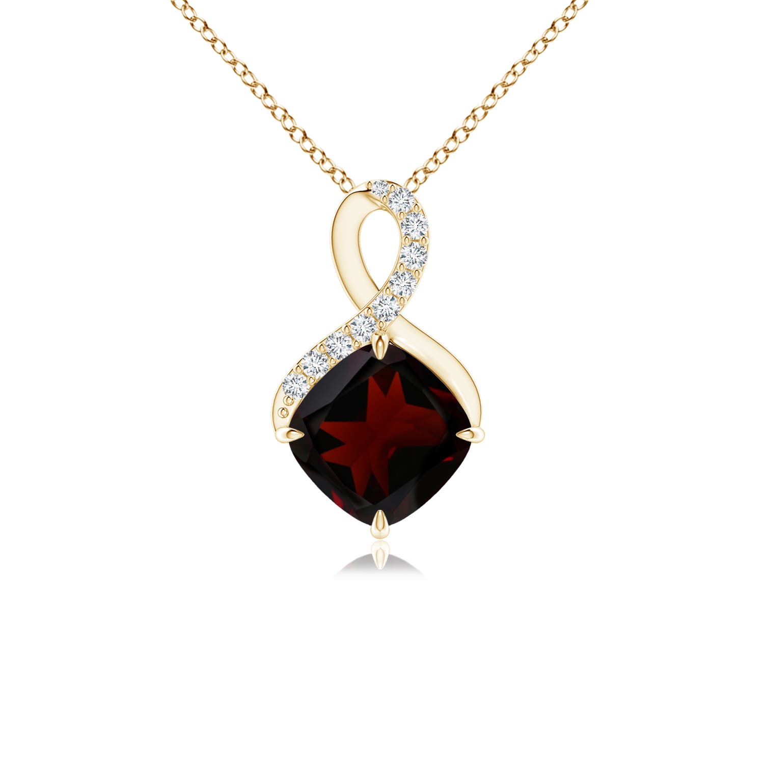 A - Garnet / 1.29 CT / 14 KT Yellow Gold