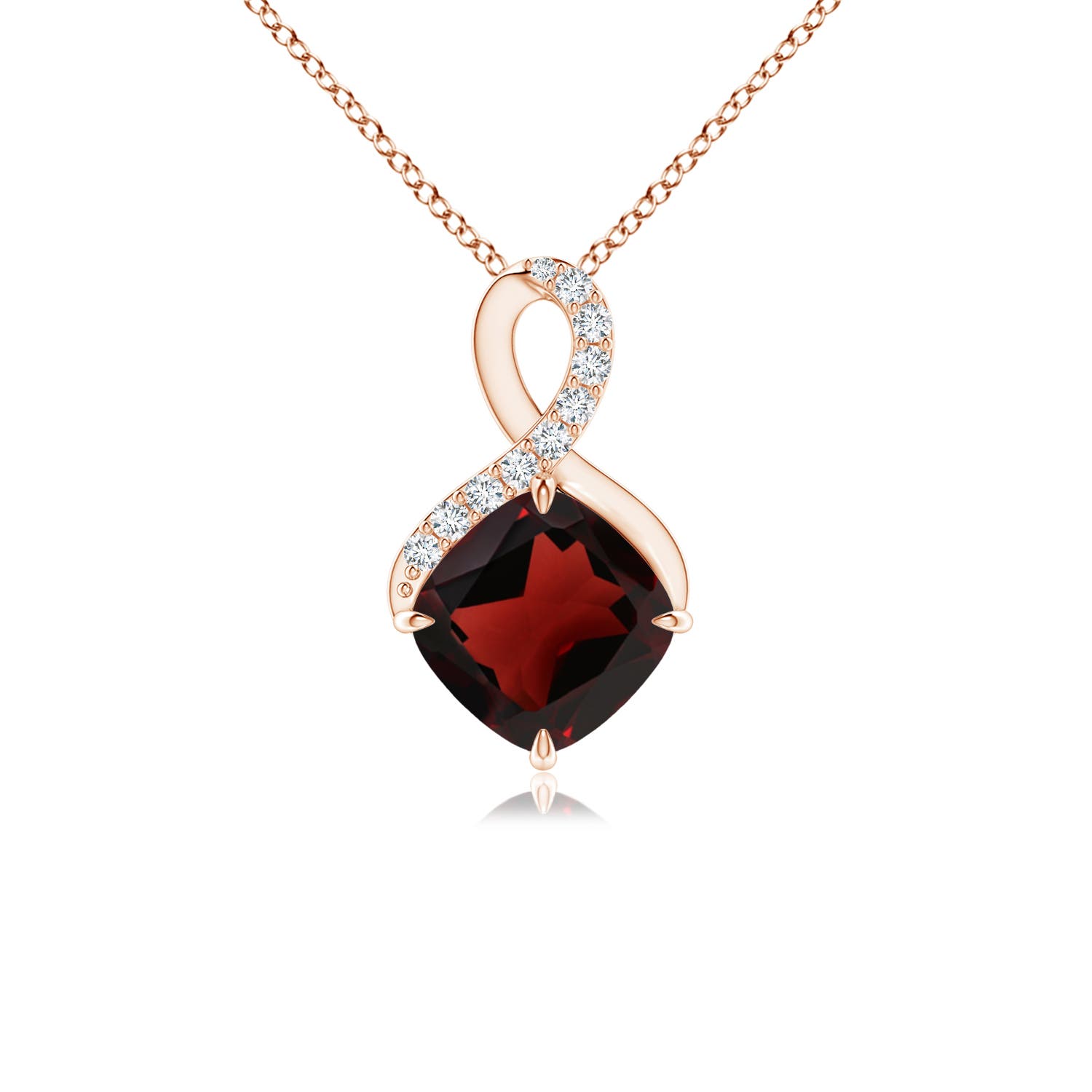 AA - Garnet / 1.29 CT / 14 KT Rose Gold