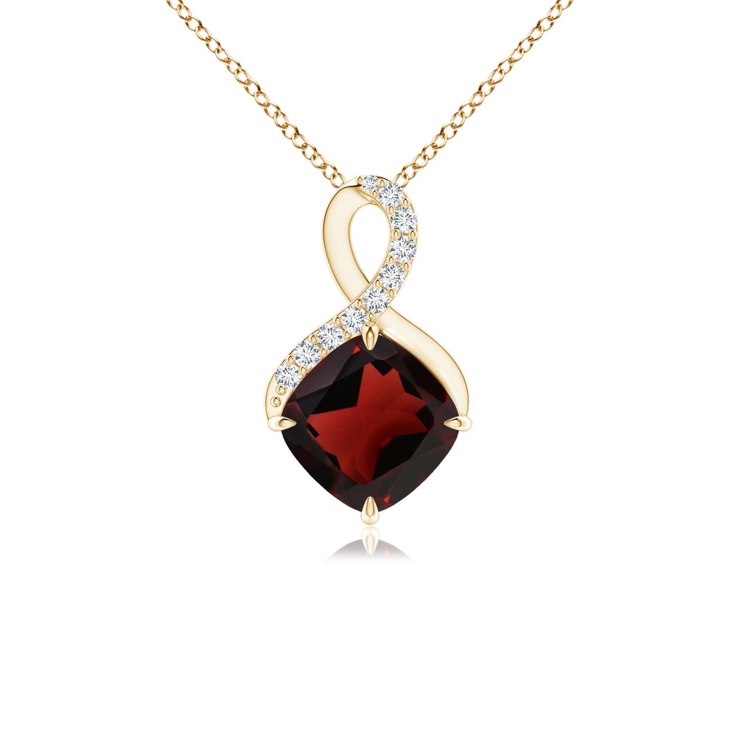 AA - Garnet / 1.29 CT / 14 KT Yellow Gold