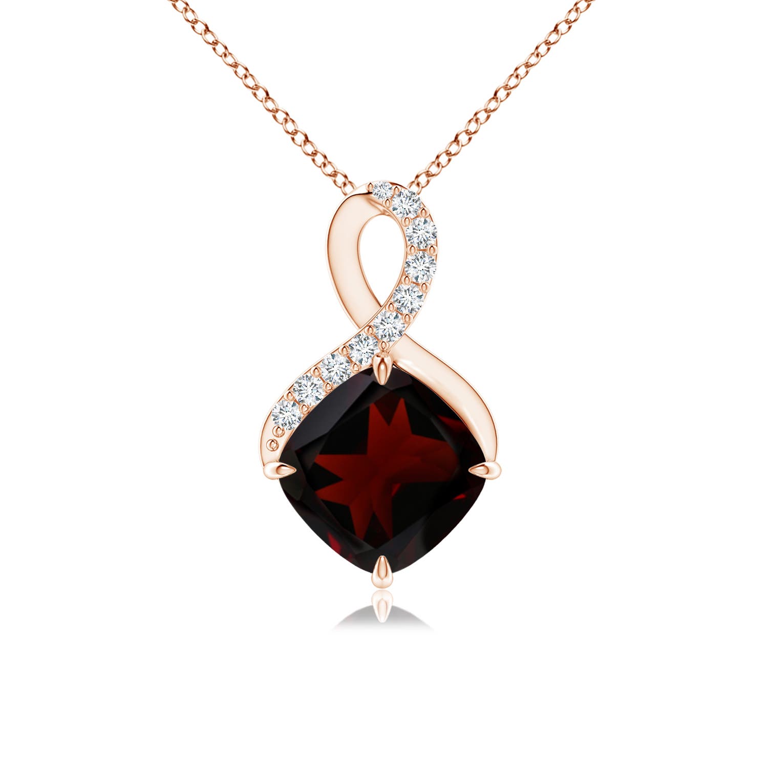 A - Garnet / 1.41 CT / 14 KT Rose Gold