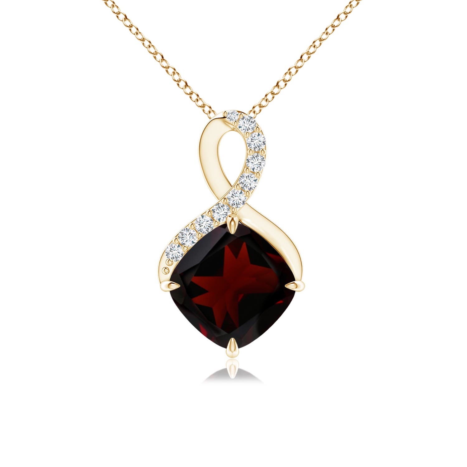 A - Garnet / 1.41 CT / 14 KT Yellow Gold