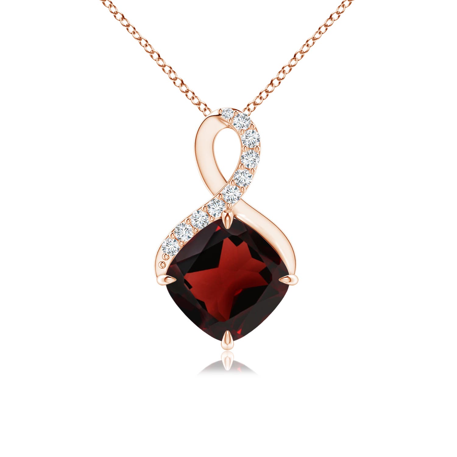 AA - Garnet / 1.41 CT / 14 KT Rose Gold