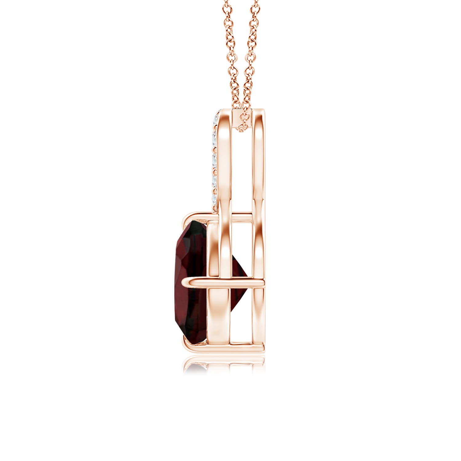 AA - Garnet / 1.41 CT / 14 KT Rose Gold