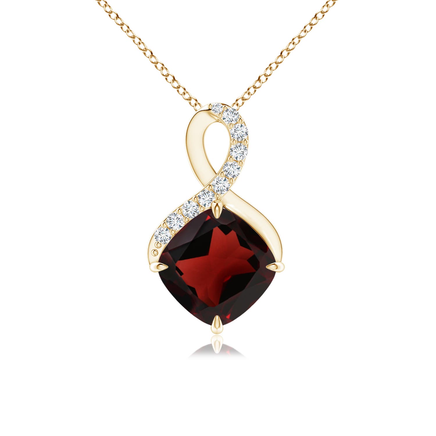 AA - Garnet / 1.41 CT / 14 KT Yellow Gold