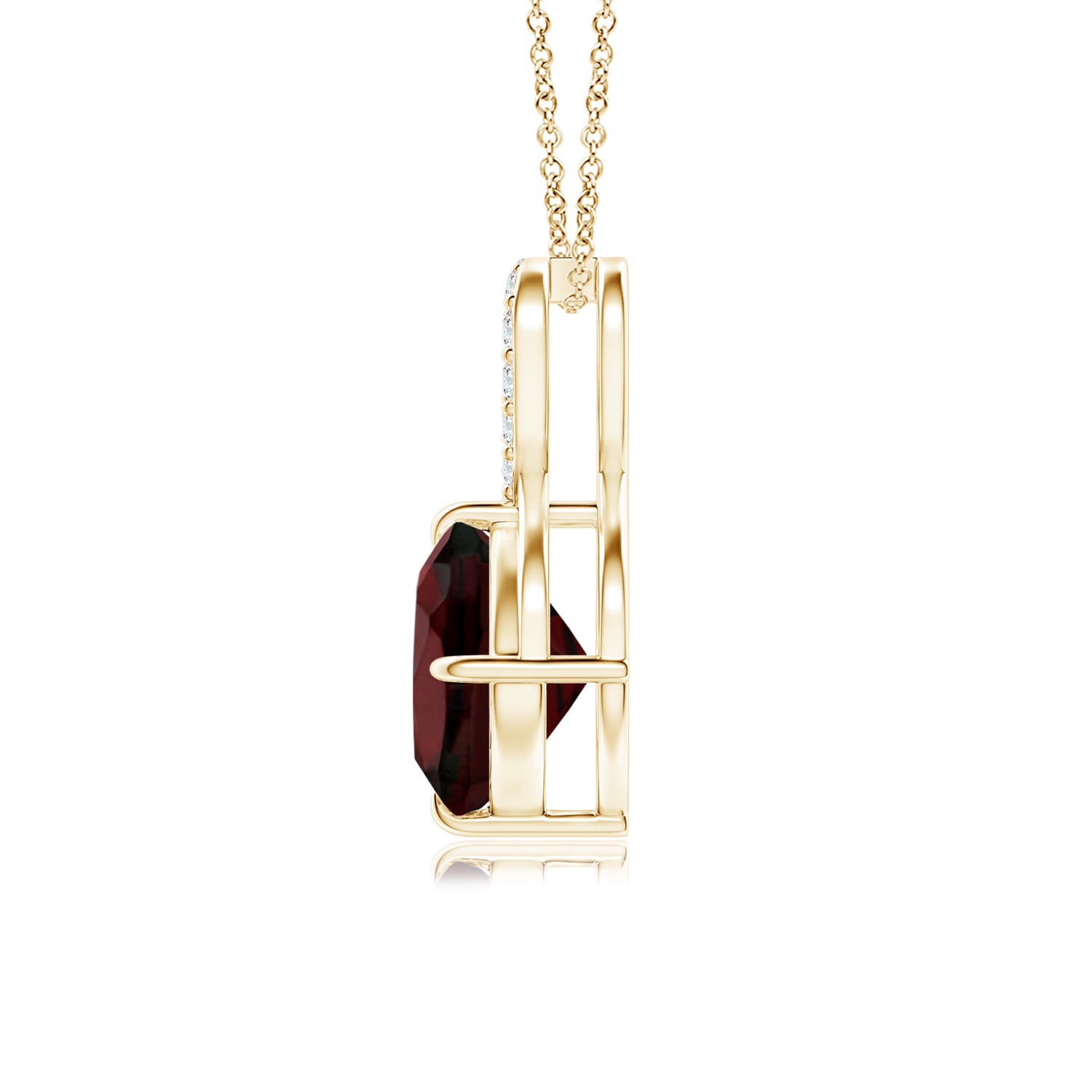 AA - Garnet / 1.41 CT / 14 KT Yellow Gold