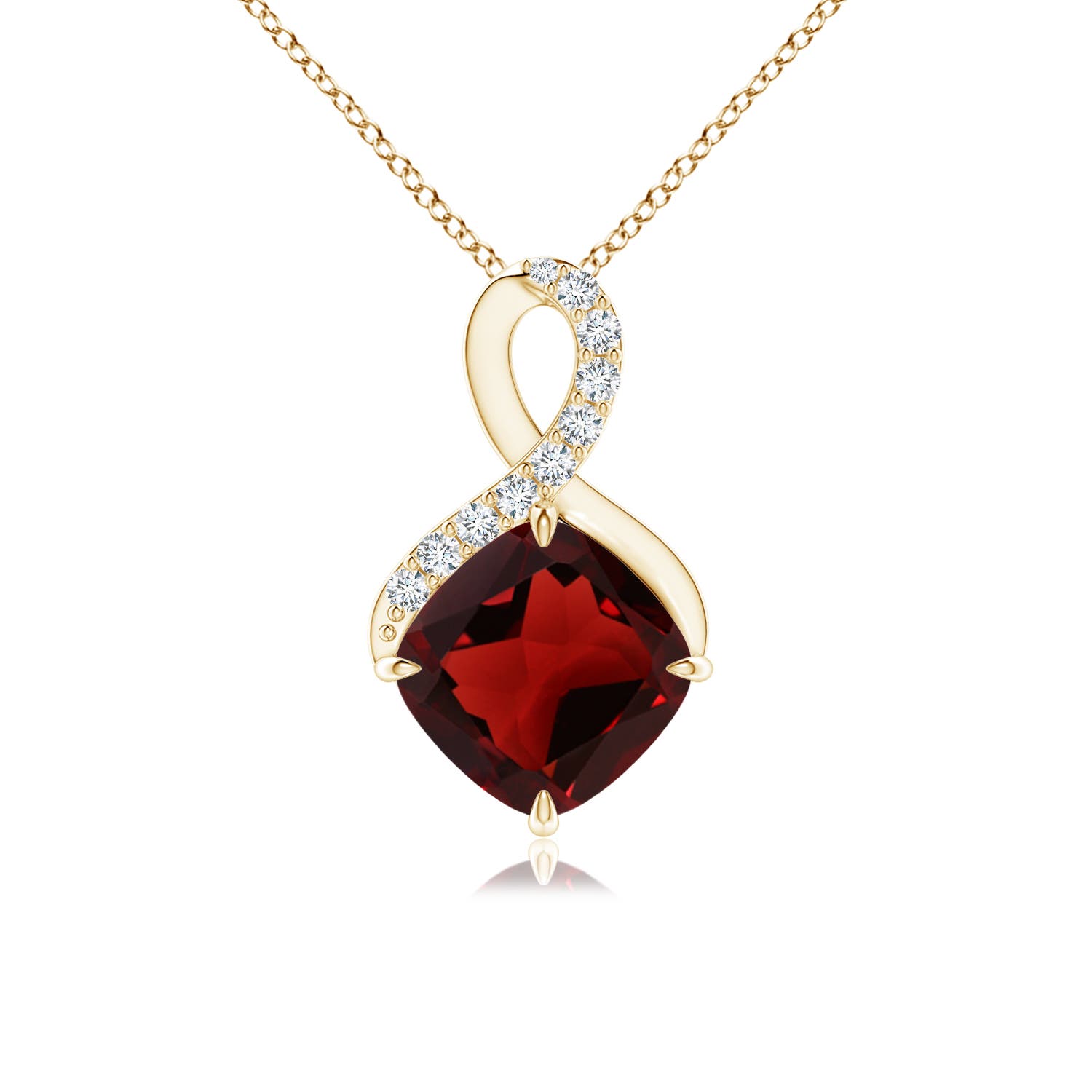 AAA - Garnet / 1.41 CT / 14 KT Yellow Gold